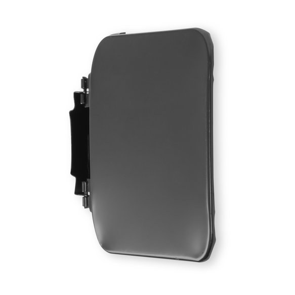 Holley Fuel Door, Square, Black Edp Coated Steel, Non-Locking – 04-284
