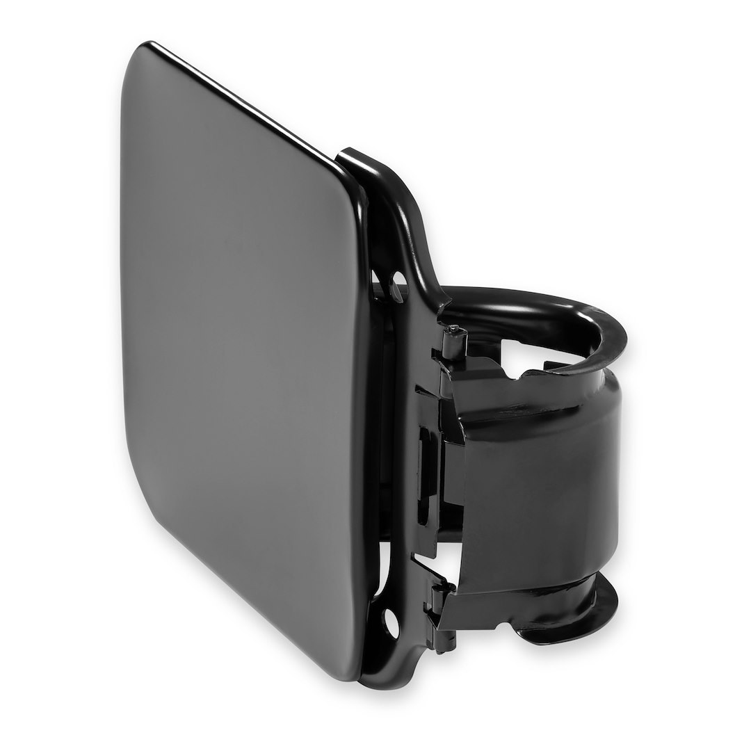 Holley Fuel Door, Square, Black Edp Coated Steel, Non-Locking – 04-284