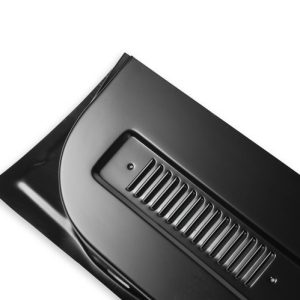 Holley Door Panel Insert, For Lower Inner Door, Edp Coated, Black, Steel – 04-287