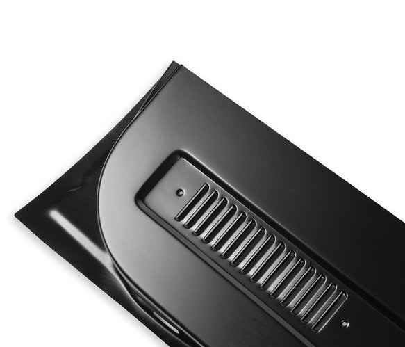 Holley Door Panel Insert, For Lower Inner Door, Edp Coated, Black, Steel – 04-287