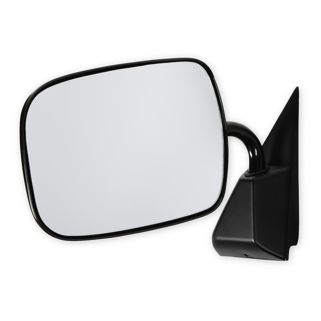 Holley Exterior Mirror, OEM Replacement, Single, Black, Manual, Foldaway, Without Heated Mirrors, Without Turn Signal Indicators – 04-381