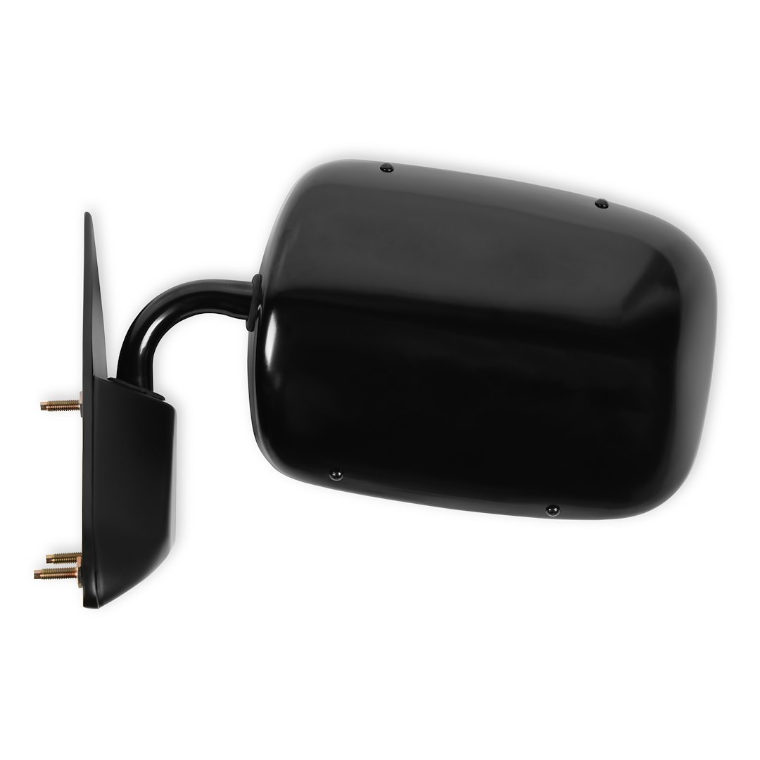 Holley Exterior Mirror, OEM Replacement, Single, Black, Manual, Foldaway, Without Heated Mirrors, Without Turn Signal Indicators – 04-381