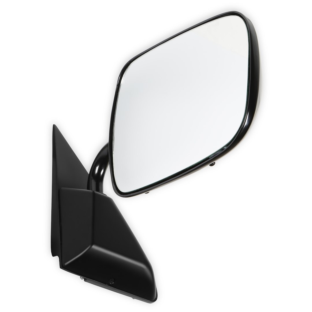 Holley Exterior Mirror, OEM Replacement, Single, Black, Manual, Foldaway, Without Heated Mirrors, Without Turn Signal Indicators – 04-382