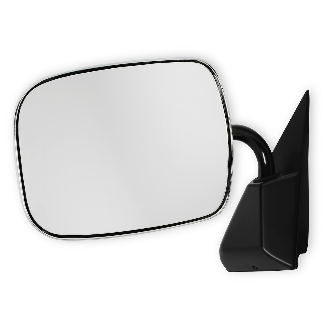 Holley Exterior Mirror, OEM Replacement, Single, Silver, Manual, Foldaway, Without Heated Mirrors, Without Turn Signal Indicators – 04-383