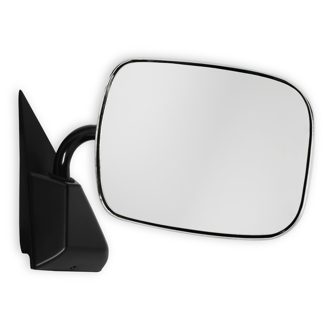 Holley Exterior Mirror, OEM Replacement, Single, Silver, Manual, Foldaway, Without Heated Mirrors, Without Turn Signal Indicators – 04-384