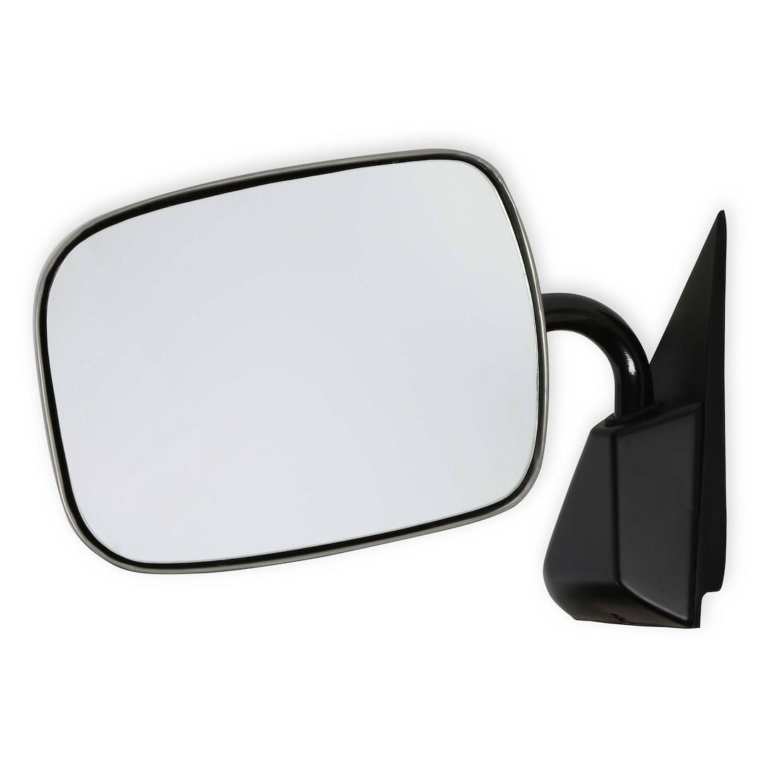 Holley Exterior Mirror, OEM Replacement, Single, Silver, Manual, Foldaway, Without Heated Mirrors, Without Turn Signal Indicators – 04-385
