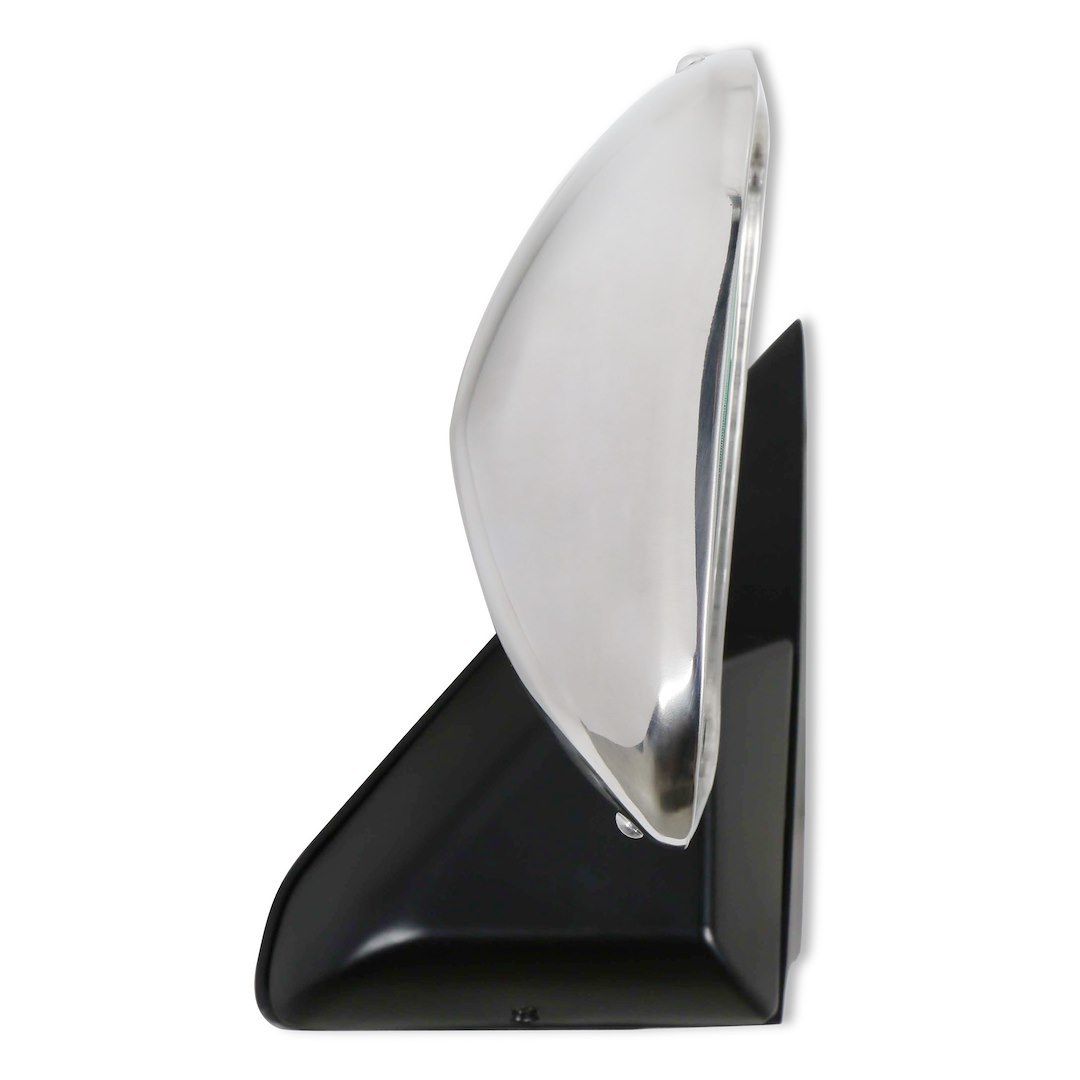 Holley Exterior Mirror, OEM Replacement, Single, Silver, Manual, Foldaway, Without Heated Mirrors, Without Turn Signal Indicators – 04-385