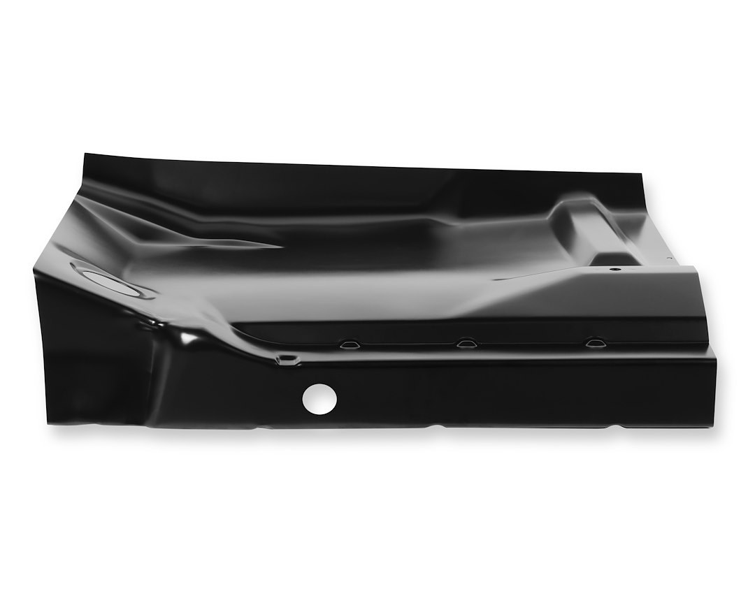 Holley Floor Pan, Full Left Side Floor, Without Drain Hole Cutouts, Black Edp Coated, Steel – 04-395