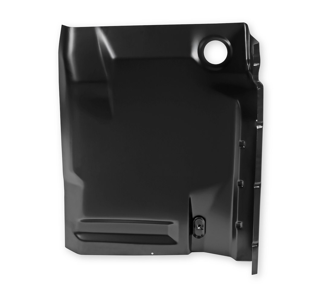 Holley Floor Pan, Full Left Side Floor, Without Drain Hole Cutouts, Black Edp Coated, Steel – 04-395