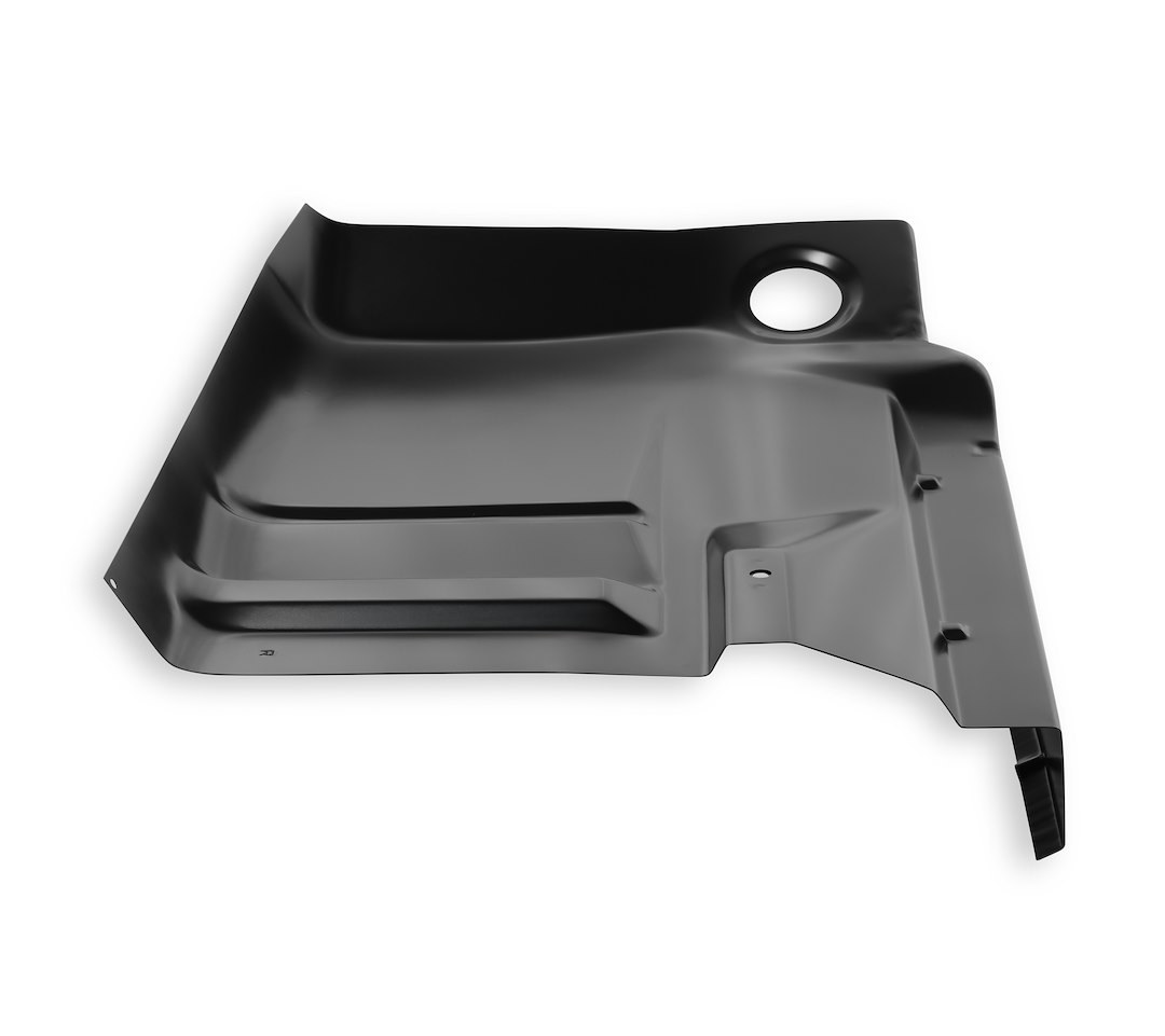 Holley Floor Pan, Full Right Side Floor, Without Drain Hole Cutouts, Black Edp Coated, Steel – 04-396