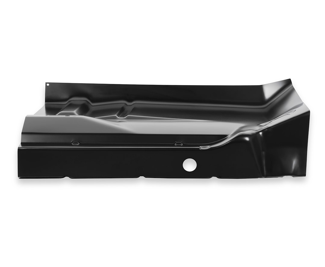 Holley Floor Pan, Full Right Side Floor, Without Drain Hole Cutouts, Black Edp Coated, Steel – 04-396