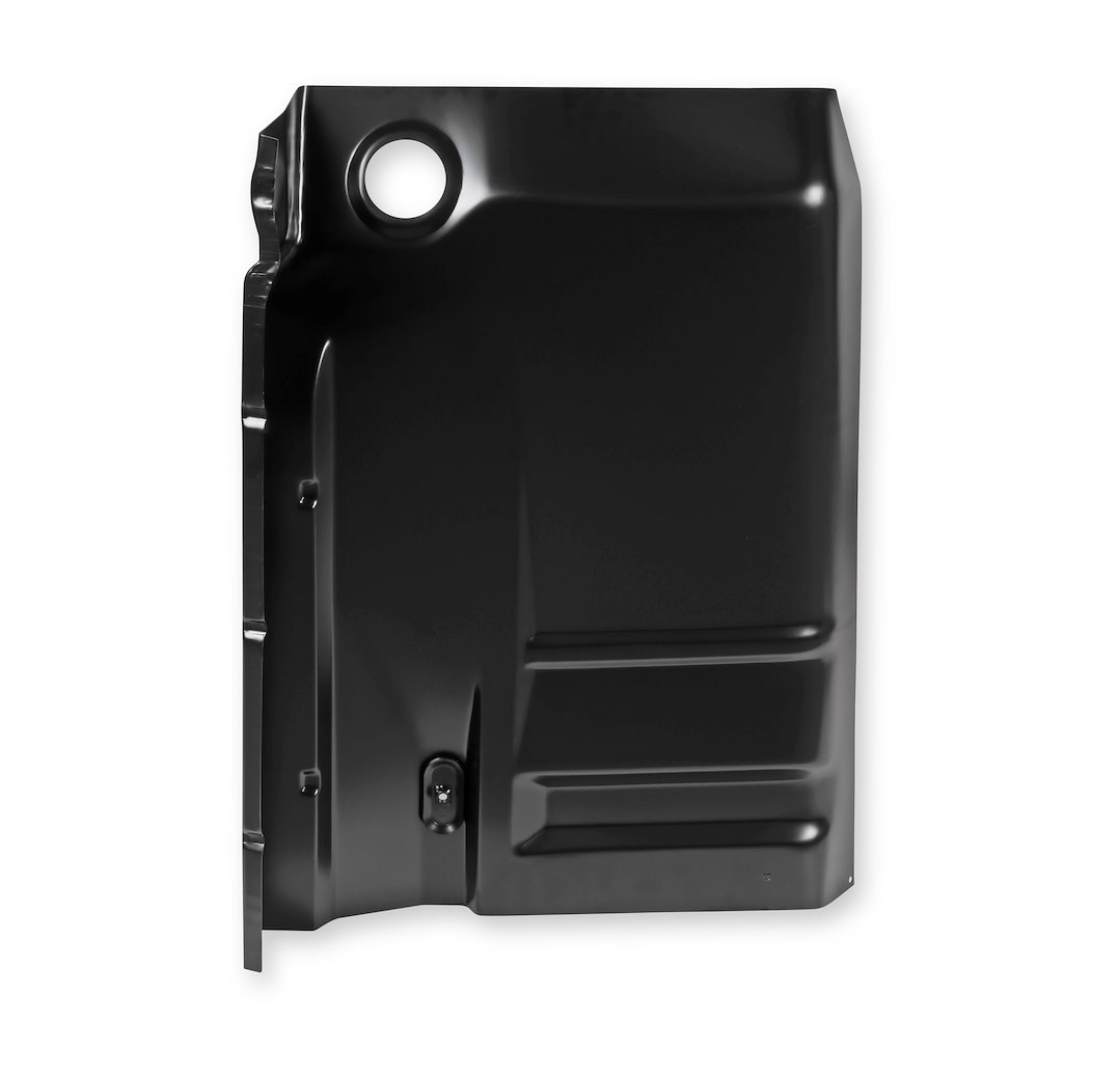 Holley Floor Pan, Full Right Side Floor, Without Drain Hole Cutouts, Black Edp Coated, Steel – 04-396