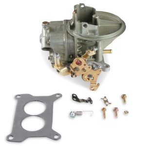 Holley Carburetor, Circle Track Use, 2 Barrel, 500 Cubic Feet Per Minute (cfm), Manual Choke, Gasoline, Dichromate Zinc – 0-4412CT