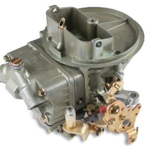 Holley Carburetor, Circle Track Use, 2 Barrel, 500 Cubic Feet Per Minute (cfm), Manual Choke, Gasoline, Dichromate Zinc – 0-4412CT