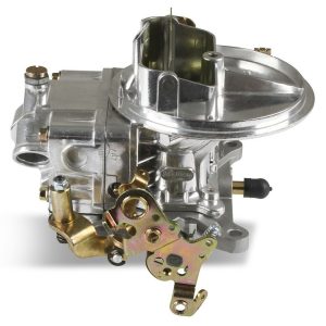 Holley Carburetor, 2 Barrel, 500 Cubic Feet Per Minute (cfm), Manual Choke, Gasoline, Shiny Zinc – 0-4412S