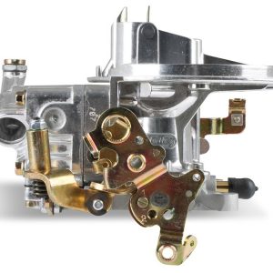 Holley Carburetor, 2 Barrel, 500 Cubic Feet Per Minute (cfm), Manual Choke, Gasoline, Shiny Zinc – 0-4412S