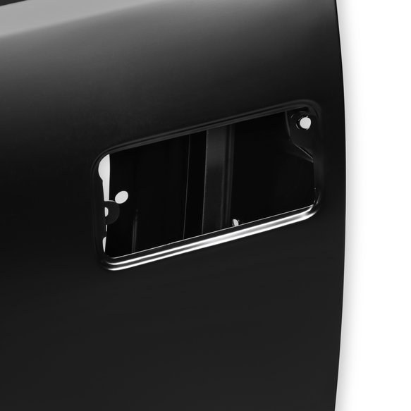 Holley Door Shell, Black, Edp Coated, With Mirror Hole Cutouts/ Door Handle Hole Cutout – 04-455