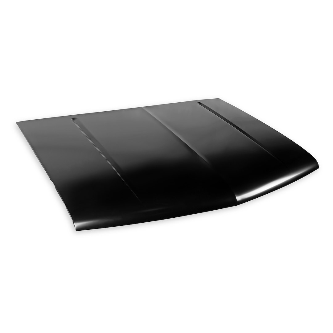 Holley Hood, Without Hood Scoops, Bolt on, Edp Coated, Black, Steel – 04-466