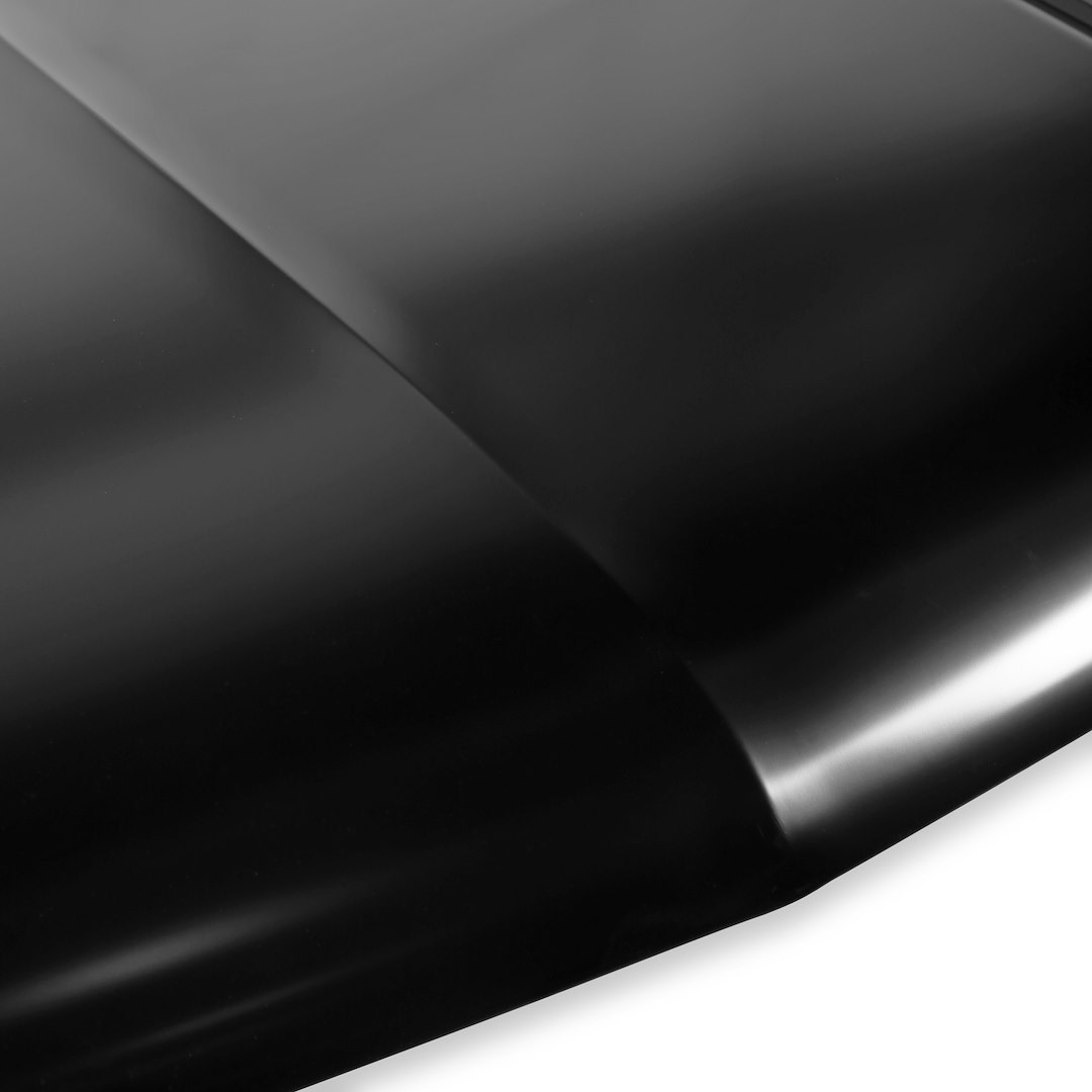 Holley Hood, Without Hood Scoops, Bolt on, Edp Coated, Black, Steel – 04-466