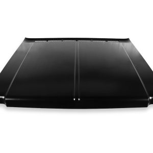 Holley Hood, Without Hood Scoops, Bolt on, Edp Coated, Black, Steel – 04-482