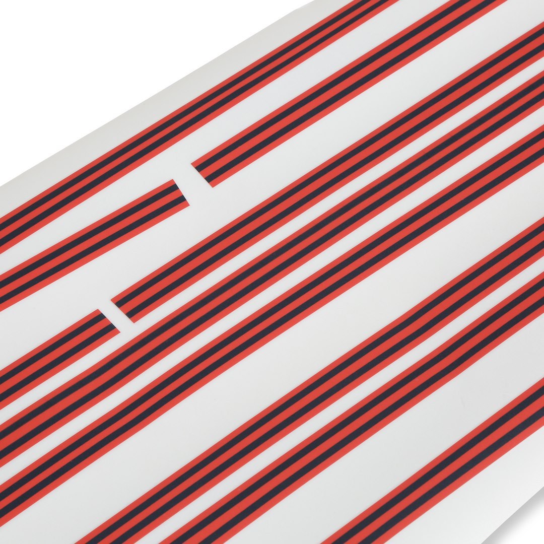 Holley Stripe Kit, 5 Band Color Design, Vermillion/ Black – 04-524