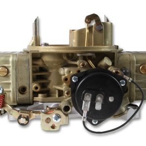 Holley Carburetor, Double Pumper ® Model 4150 ™, 4 Barrel, 650 Cubic Feet Per Minute (cfm), Square Bore Flange, Electric Choke – 0-4777CE