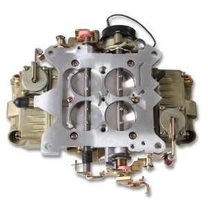 Holley Carburetor, Double Pumper ® Model 4150 ™, 4 Barrel, 650 Cubic Feet Per Minute (cfm), Square Bore Flange, Electric Choke – 0-4777CE