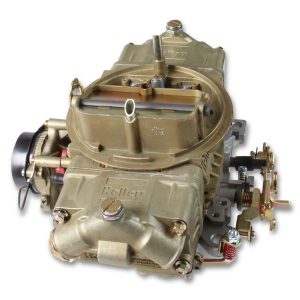 Holley Carburetor, Double Pumper ® Model 4150 ™, 4 Barrel, 650 Cubic Feet Per Minute (cfm), Square Bore Flange, Electric Choke – 0-4777CE