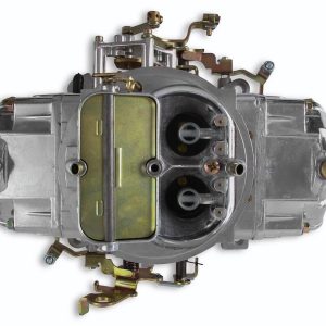 Holley Carburetor, Double Pumper ® Model 4150 ™, 4 Barrel, 650 Cubic Feet Per Minute (cfm), Square Bore Flange, Manual Choke – 0-4777S