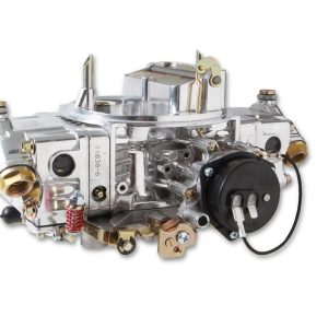Holley Carburetor, Double Pumper ® Model 4150 ™, 4 Barrel, 650 Cubic Feet Per Minute (cfm), Square Bore Flange, Electric Choke – 0-4777SAE