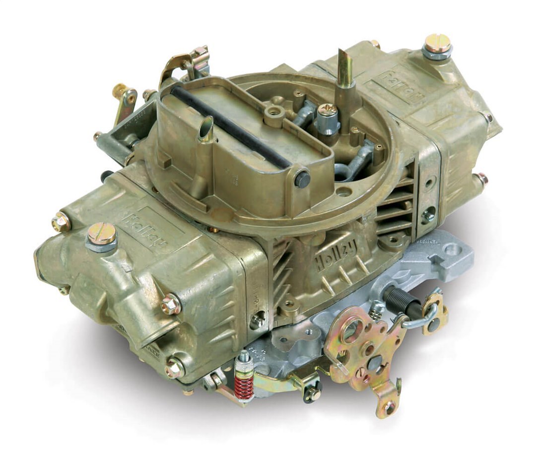 Holley Carburetor, Double Pumper ® Model 4150 ™, 4 Barrel, 750 Cubic Feet Per Minute (cfm), Square Bore Flange, Manual Choke – 0-4779C