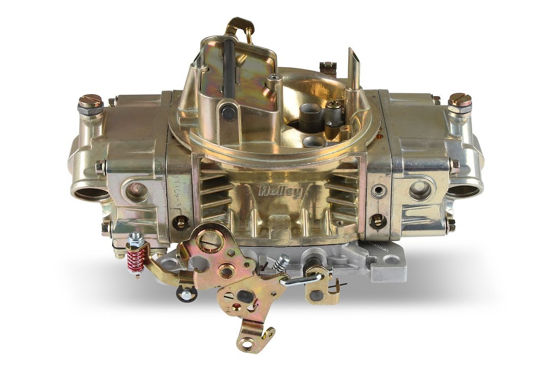 Holley Carburetor, Double Pumper ® Model 4150 ™, 4 Barrel, 750 Cubic Feet Per Minute (cfm), Square Bore Flange, Manual Choke – 0-4779C
