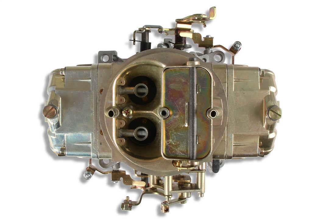 Holley Carburetor, Double Pumper ® Model 4150 ™, 4 Barrel, 750 Cubic Feet Per Minute (cfm), Square Bore Flange, Manual Choke – 0-4779C