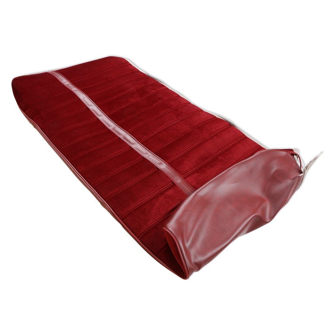Holley Seat Upholstery Kit, Maroon/ Burgundy, Cloth/ Vinyl, With Hog Rings and Pliers, 3 Inch Wide Vertical Pleats – 05-291