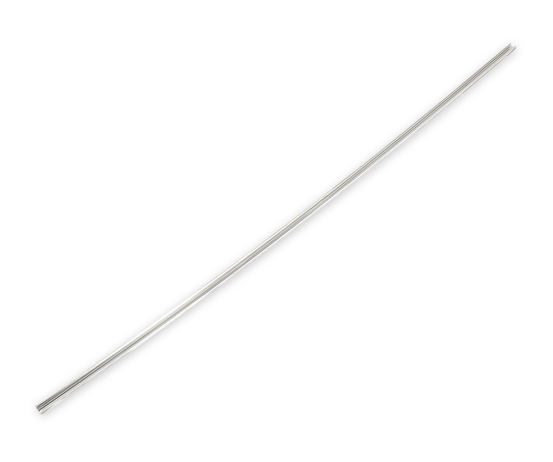 Holley Grille Molding, Upper, Silver, Anodized Aluminum, With Clips – 06-111