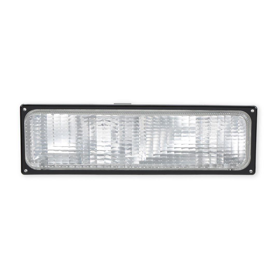 Holley Parking/ Turn Signal Light Assembly, Clear Lens, Re-Use OE Bulb, Single, With Hardware – 07-111