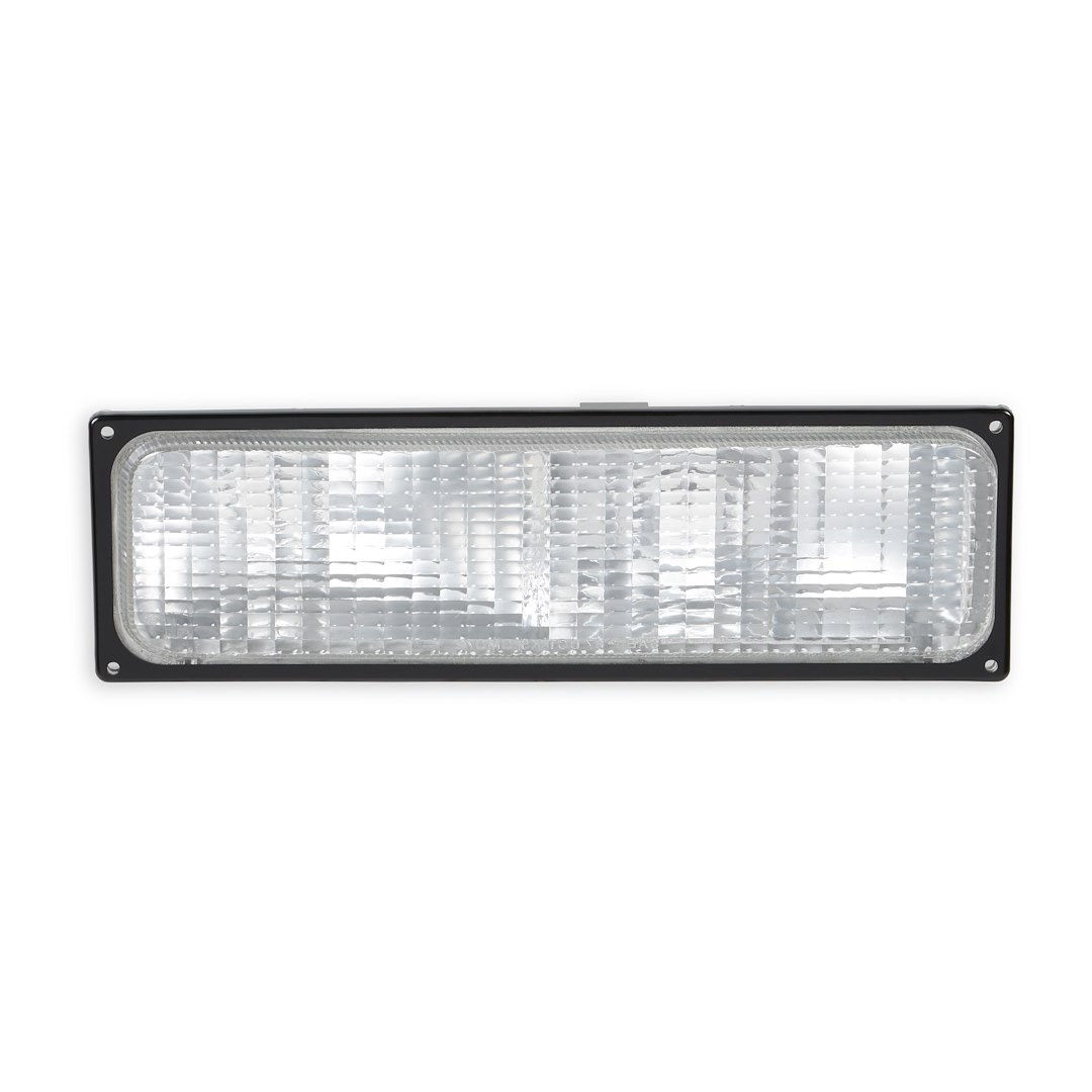 Holley Parking/ Turn Signal Light Assembly, Clear Lens, Re-Use OE Bulb, Single, With Hardware – 07-112