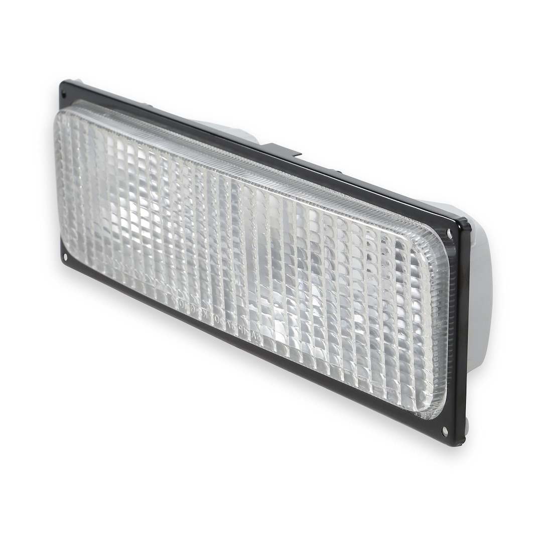 Holley Parking/ Turn Signal Light Assembly, Clear Lens, Re-Use OE Bulb, Single, With Hardware – 07-112