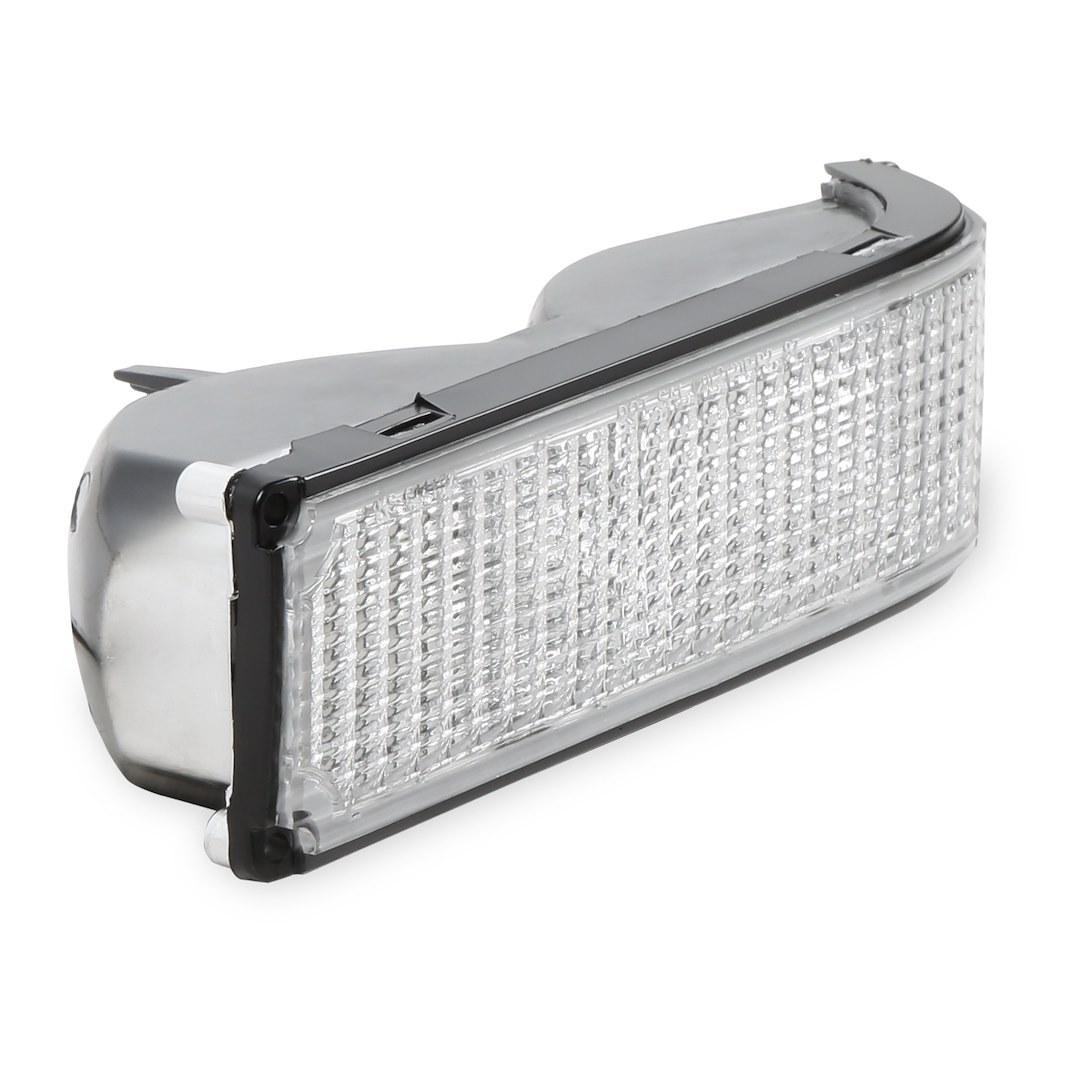 Holley Parking/ Turn Signal Light Assembly, Clear Lens, Re-Use OE Bulb, Single, With Hardware – 07-117