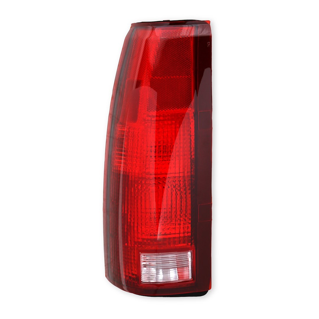 Holley Tail Light Lens, Red Lens with Clear Reverse, Rectangular, Single, With Mounting Hardware, Without Connector Plate – 07-120
