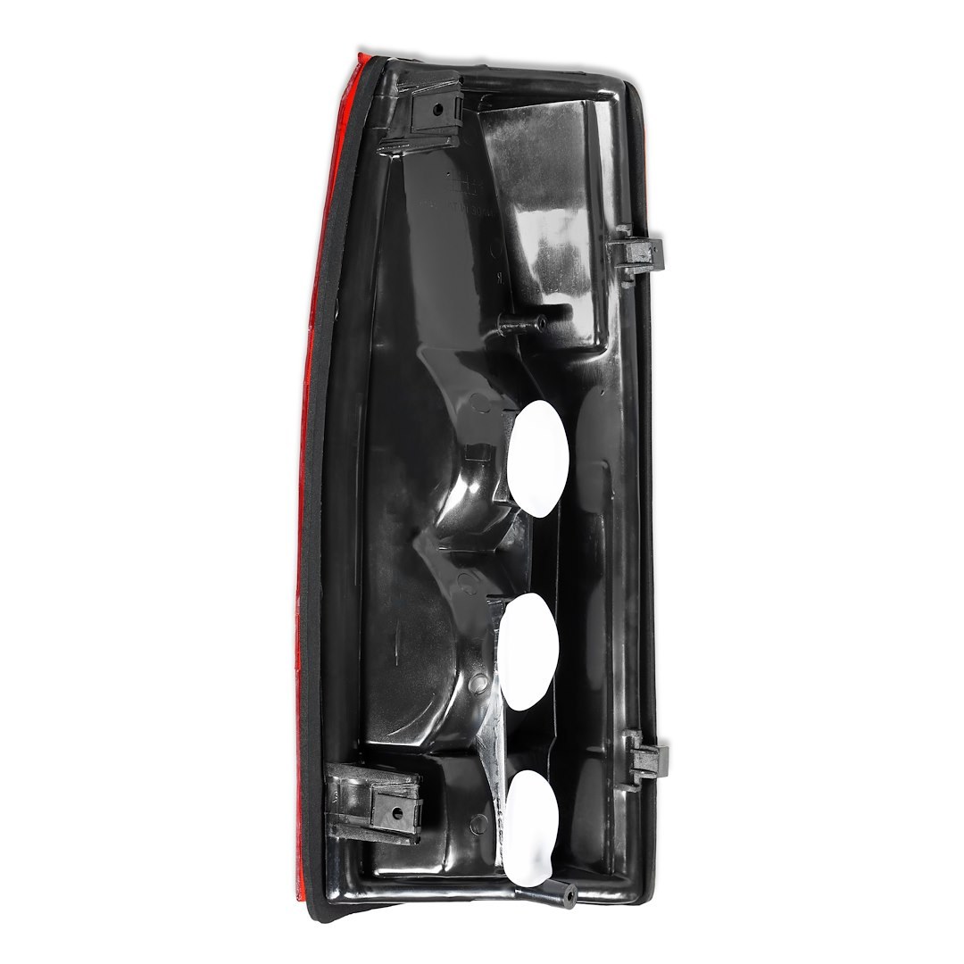 Holley Tail Light Lens, Red Lens with Clear Reverse, Rectangular, Single, With Mounting Hardware, Without Connector Plate – 07-120