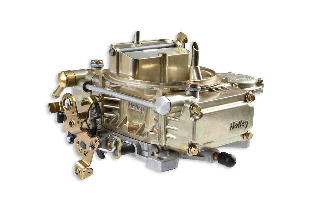 Holley Carburetor, 4 Barrel, 390 Cubic Feet Per Minute (cfm), Square Bore Flange, Electric Choke, Vacuum Secondaries, Gasoline – 0-8007