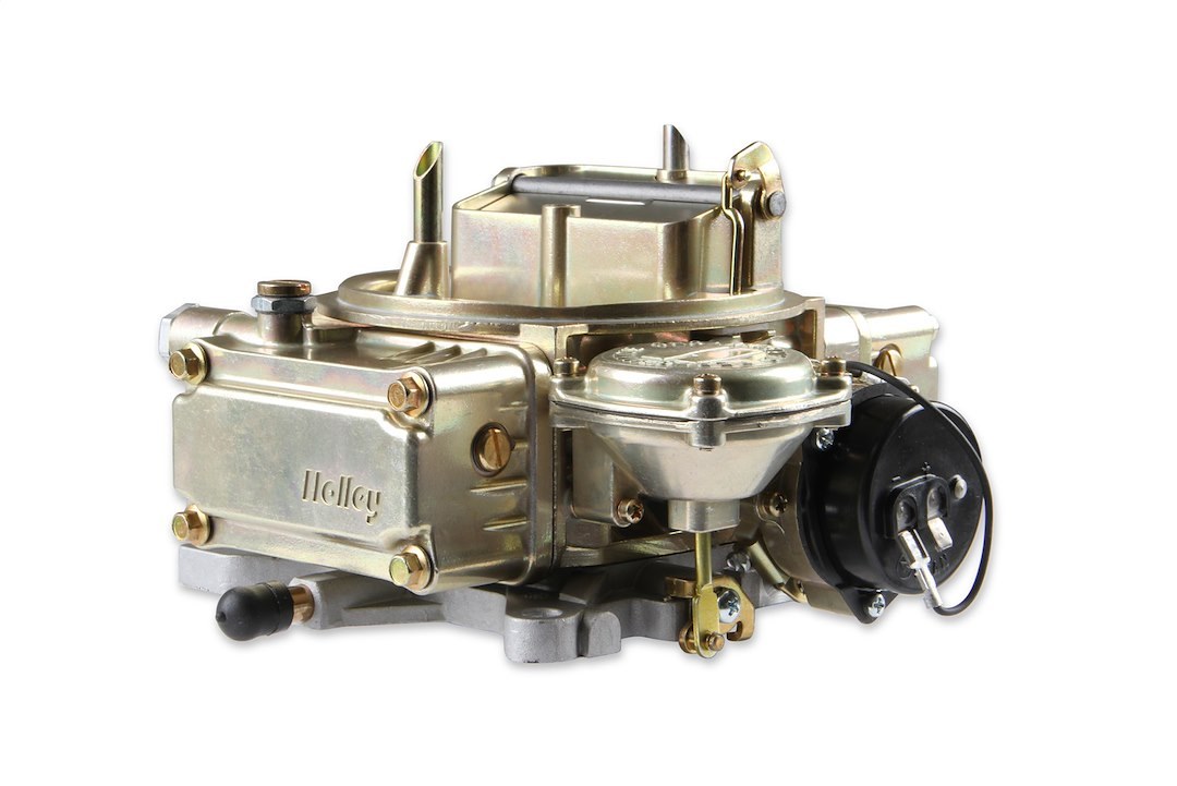 Holley Carburetor, 4 Barrel, 390 Cubic Feet Per Minute (cfm), Square Bore Flange, Electric Choke, Vacuum Secondaries, Gasoline – 0-8007