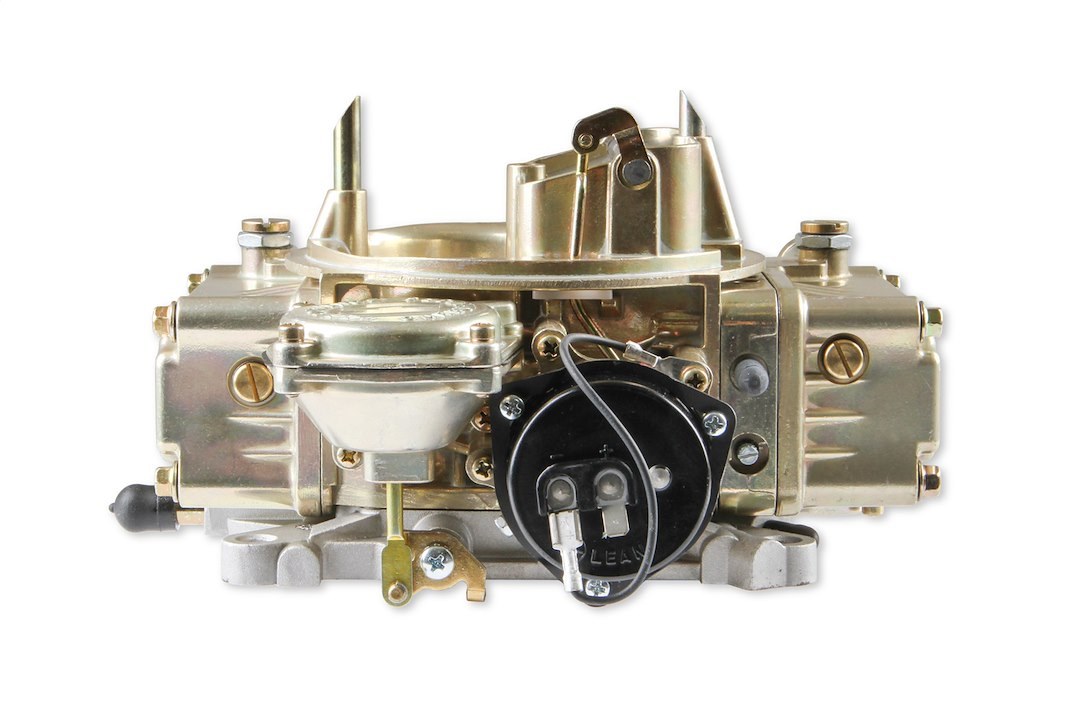 Holley Carburetor, 4 Barrel, 390 Cubic Feet Per Minute (cfm), Square Bore Flange, Electric Choke, Vacuum Secondaries, Gasoline – 0-8007