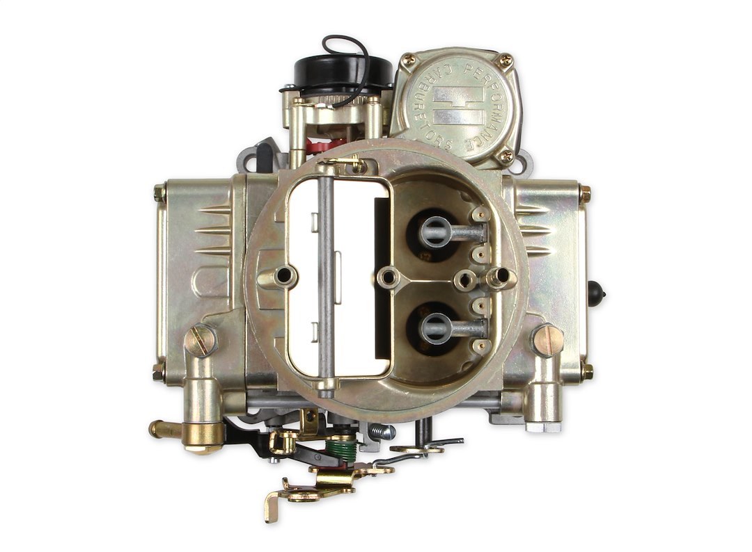 Holley Carburetor, 4 Barrel, 390 Cubic Feet Per Minute (cfm), Square Bore Flange, Electric Choke, Vacuum Secondaries, Gasoline – 0-8007
