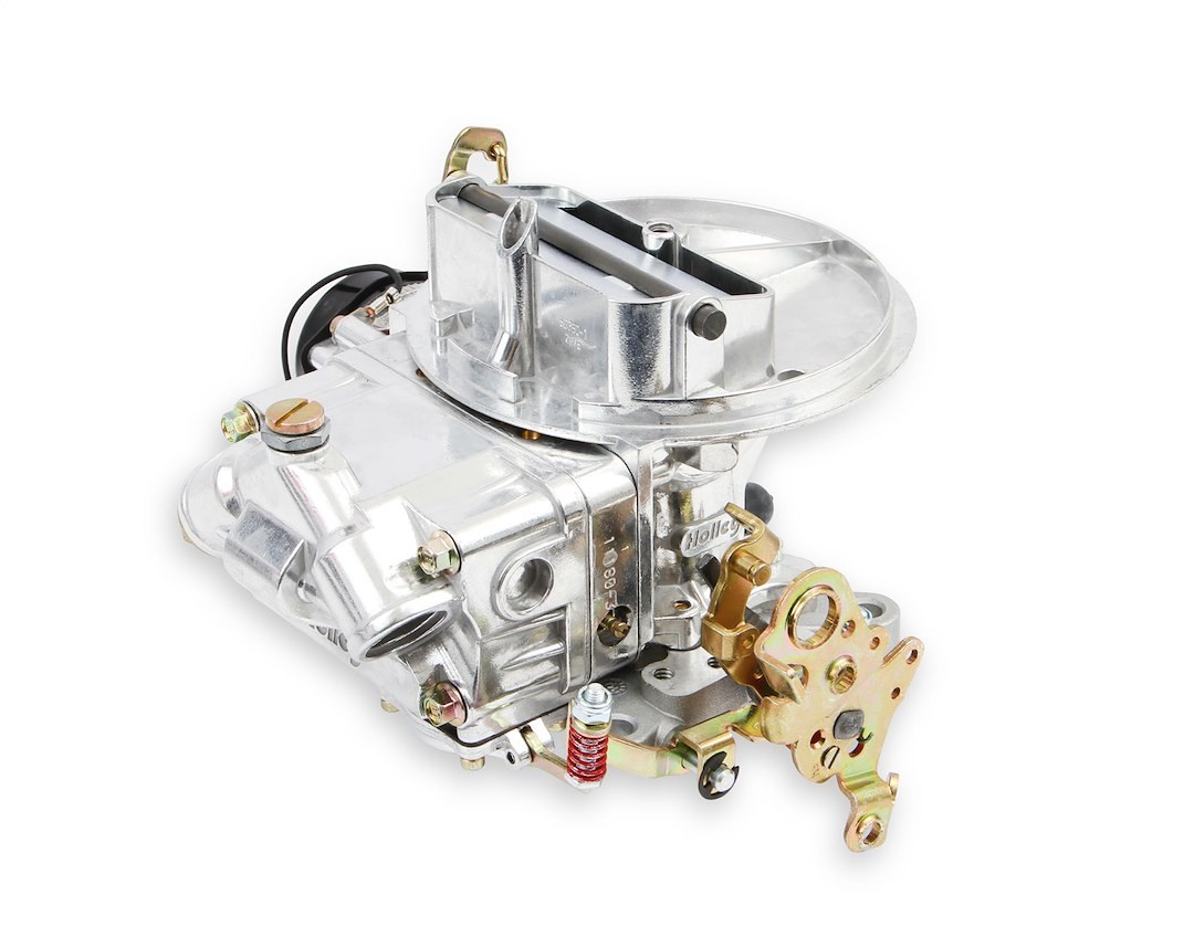 Holley Carburetor, Street Avenger ™, 2 Barrel, 350 Cubic Feet Per Minute (cfm), Electric Choke, Gasoline, Polished – 0-80350