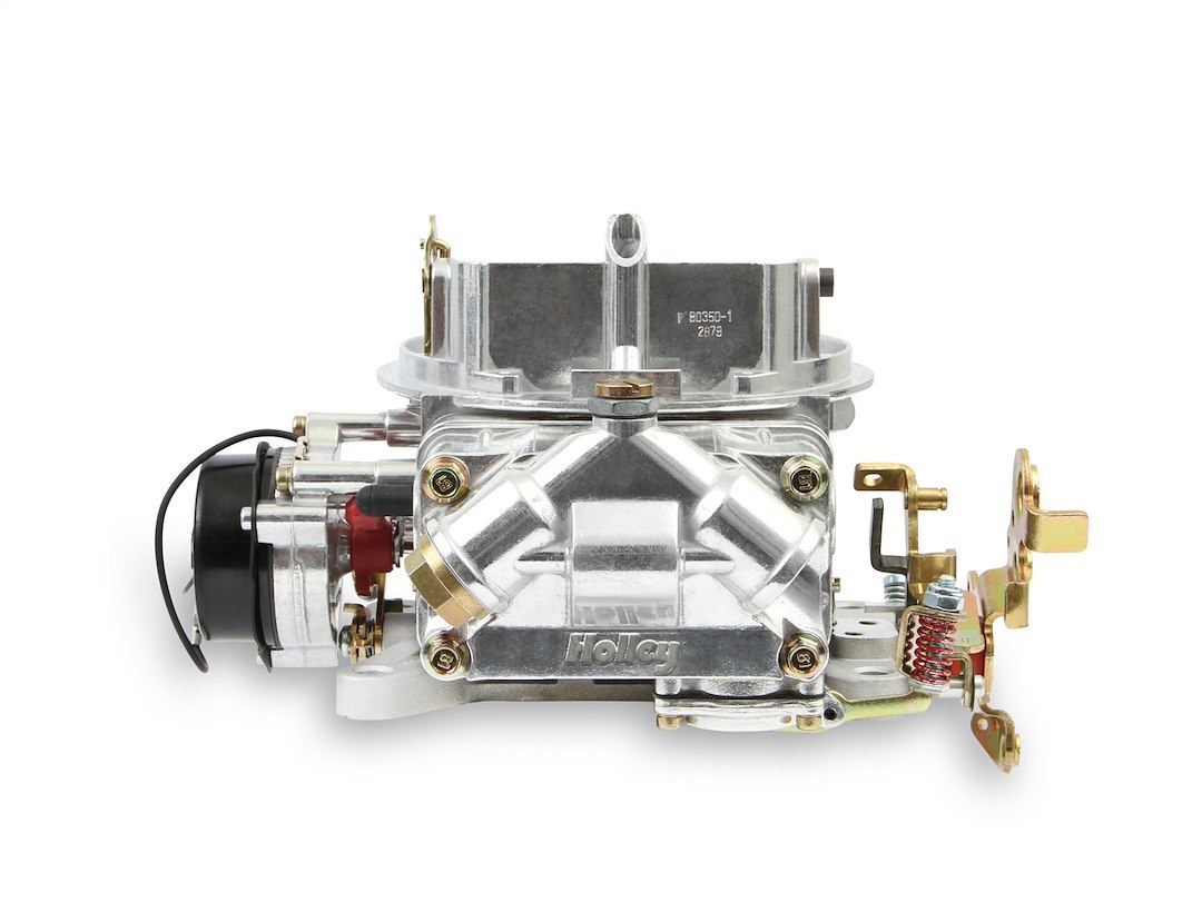 Holley Carburetor, Street Avenger ™, 2 Barrel, 350 Cubic Feet Per Minute (cfm), Electric Choke, Gasoline, Polished – 0-80350