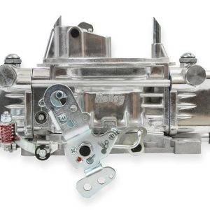 Holley Carburetor, 4 Barrel, 600 Cubic Feet Per Minute (cfm), Square Bore Flange, Electric Choke, Vacuum Secondaries, Gasoline, Shiny Zinc – 0-80457S