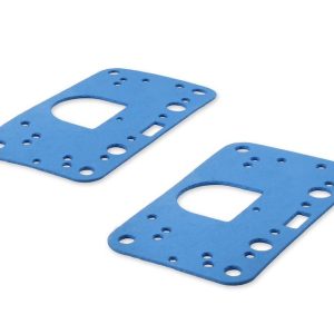 Holley Carburetor Metering Block Gasket, For Use with Holley Model 4150 Carburetors, Primary and Secondary, Blue, Non-Stick, Set of 2 Each – 108-200
