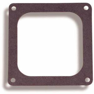 Holley Carburetor Mounting Gasket, For Use with Holley Model 4500/4500 Dominator Hp with Open Center, Fiber, 1/16 Inch Thick – 108-84-2